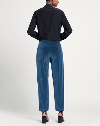 Woman Pants Navy Size 4 Cotton, Modal, Elastane