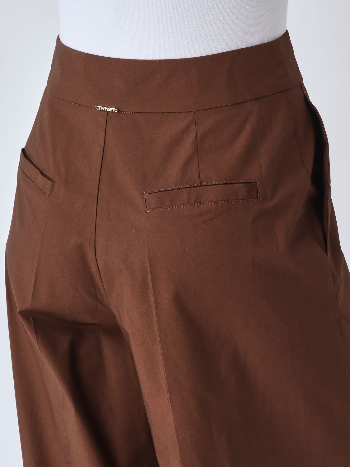 Pants Woman color Coffee