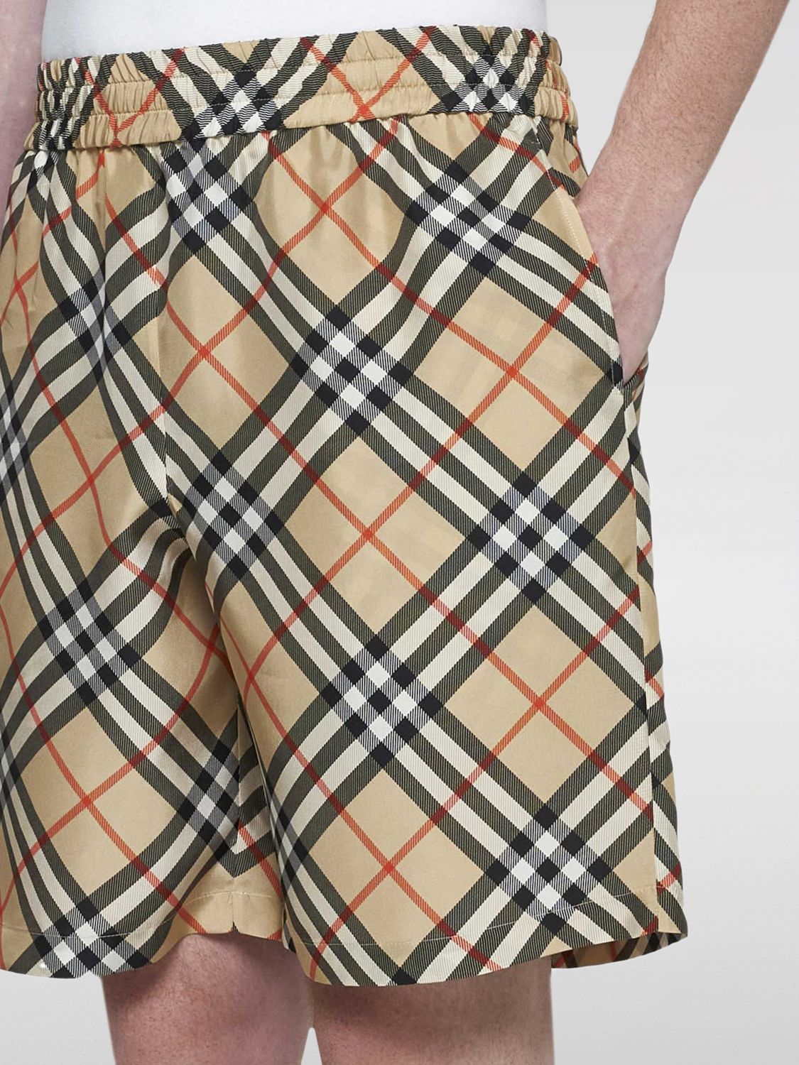 Short Men color Beige