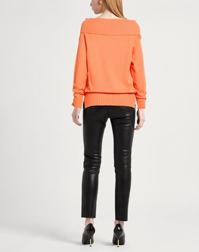 Woman Sweater Orange Size M Viscose, Polyester