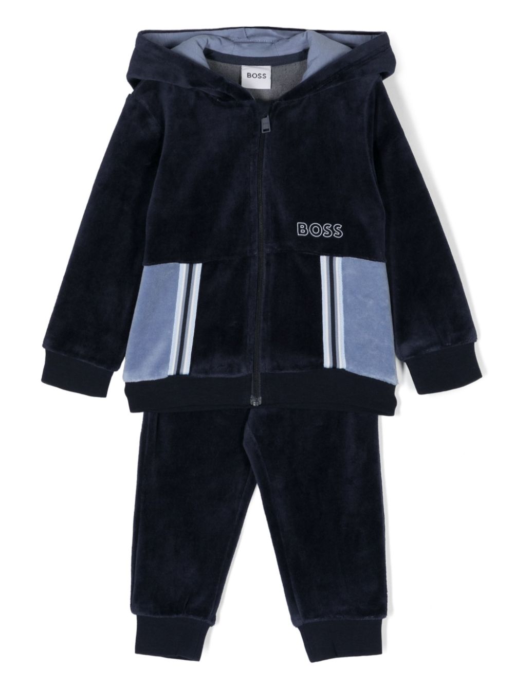 Velour track suit - Blue