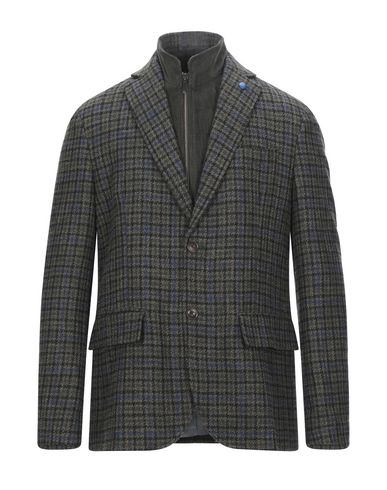 Man Blazer Military green Size 44 Cotton, Wool, Polyester, Polyamide