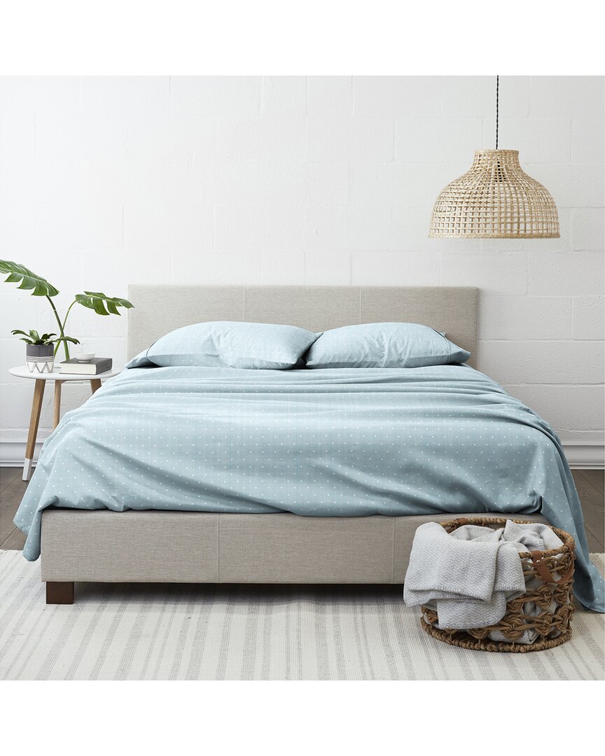 Premium Ultra Soft Polka Dot Pattern 4Pc Bed Sheet Set