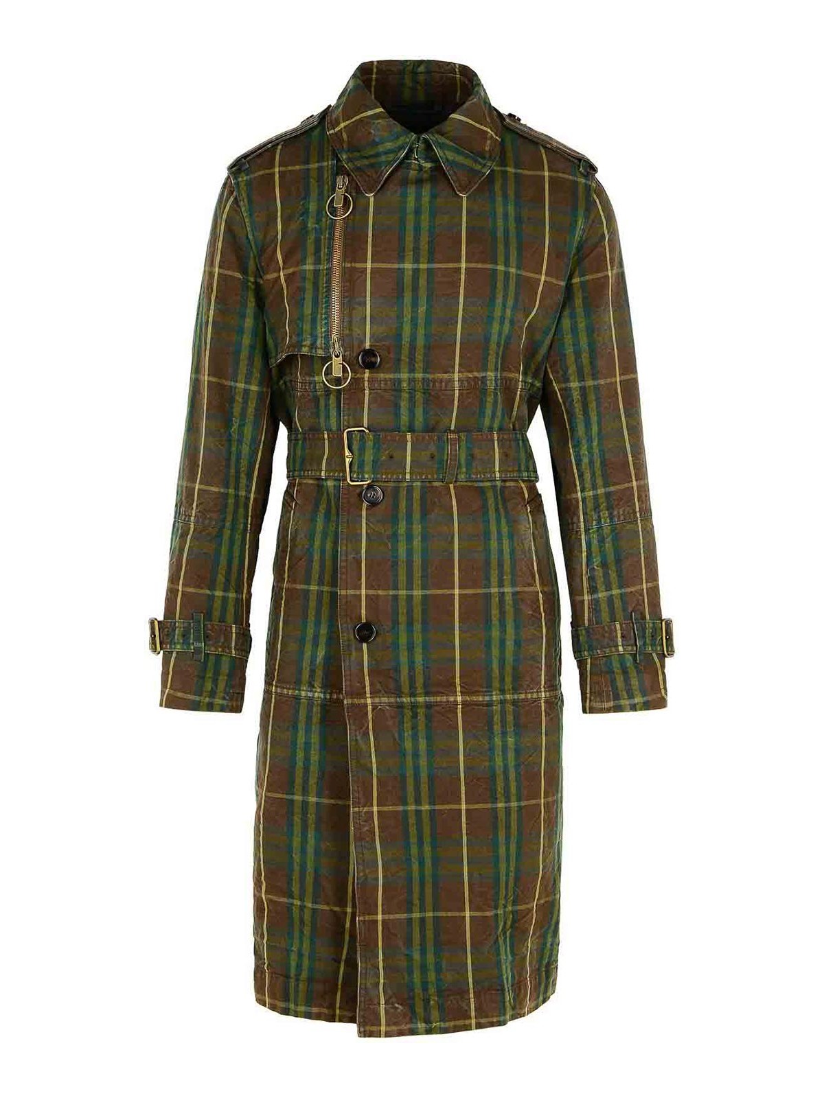 Trench Coat Men color Brown