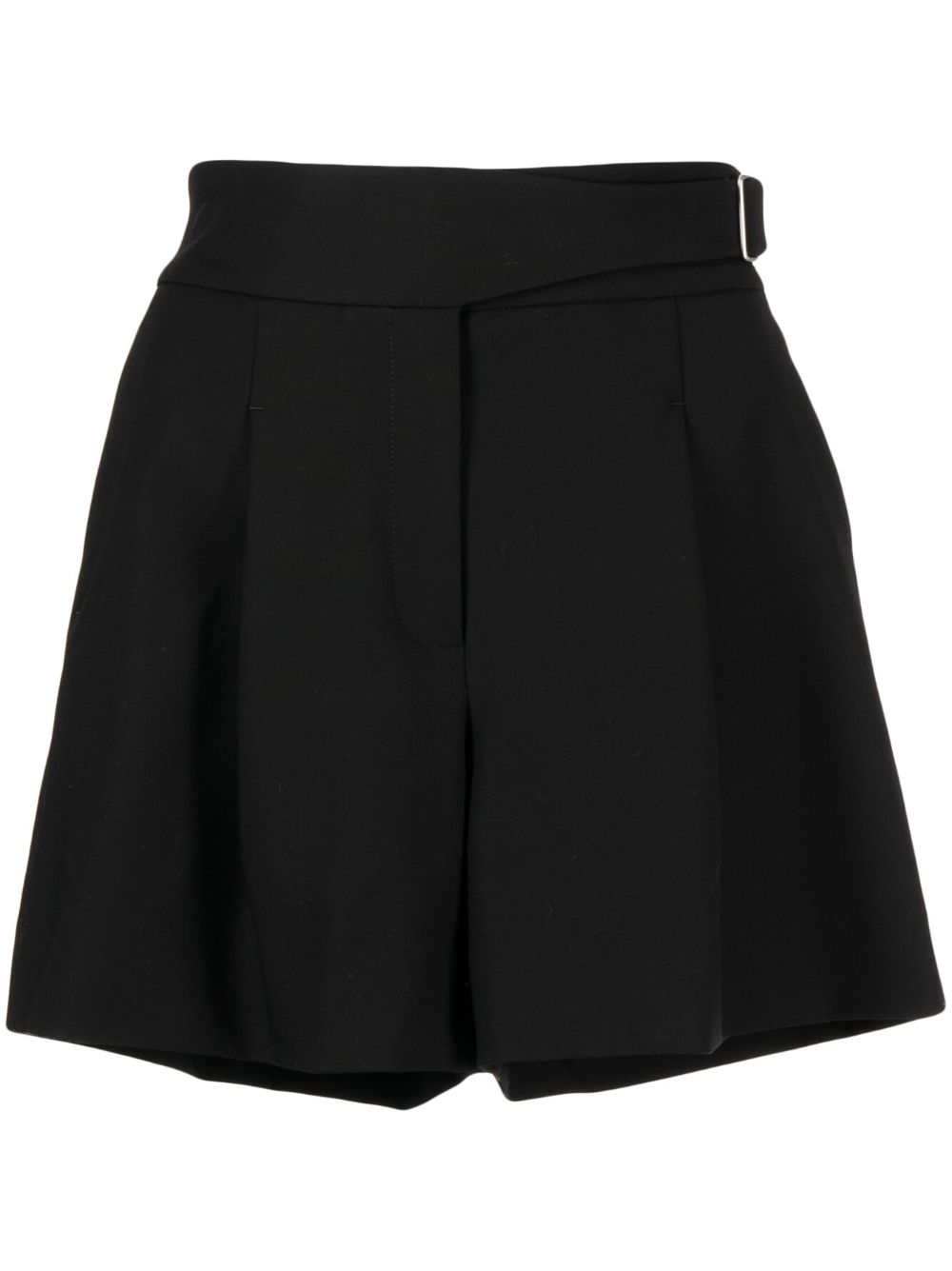 High-waisted shorts - Black