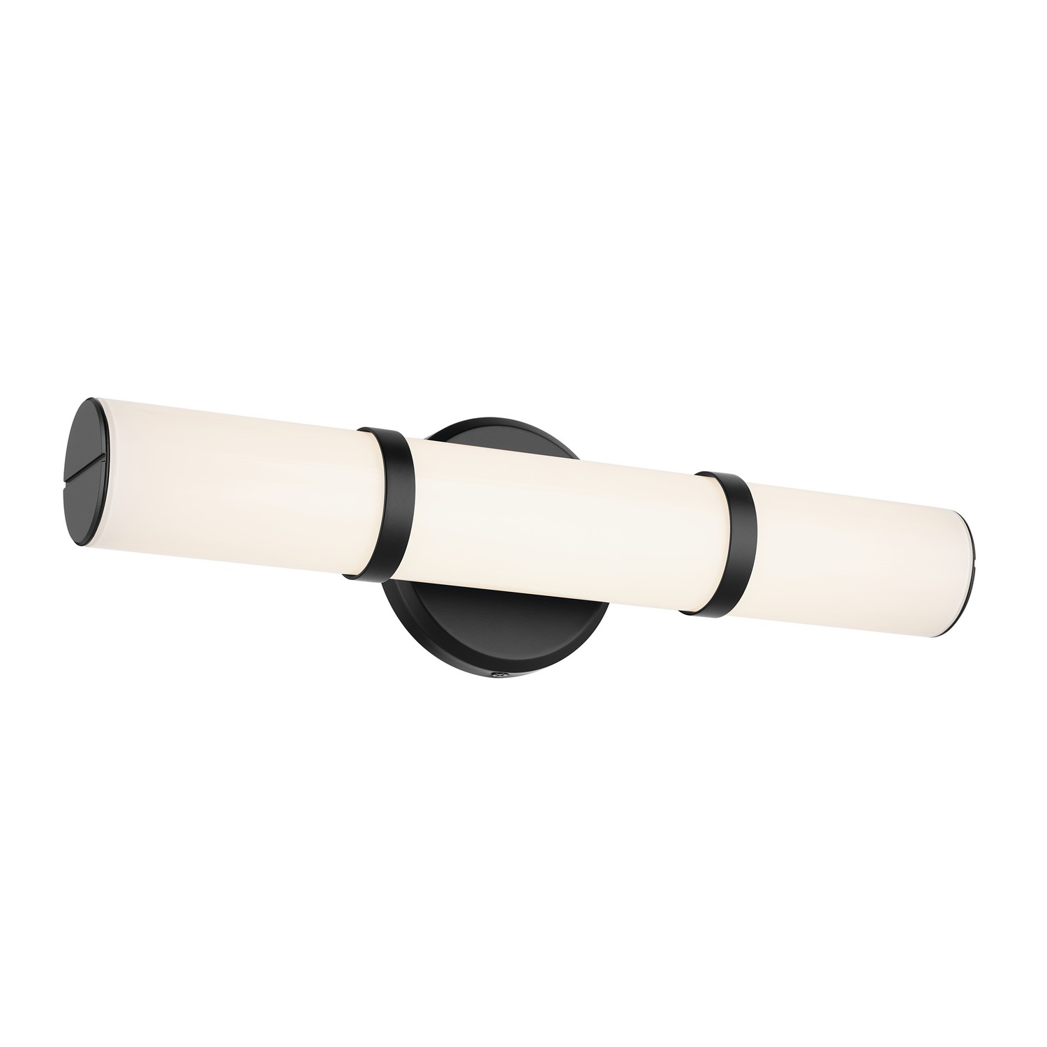 Black LED Bathroom Vanity Light from the Rosh Collection