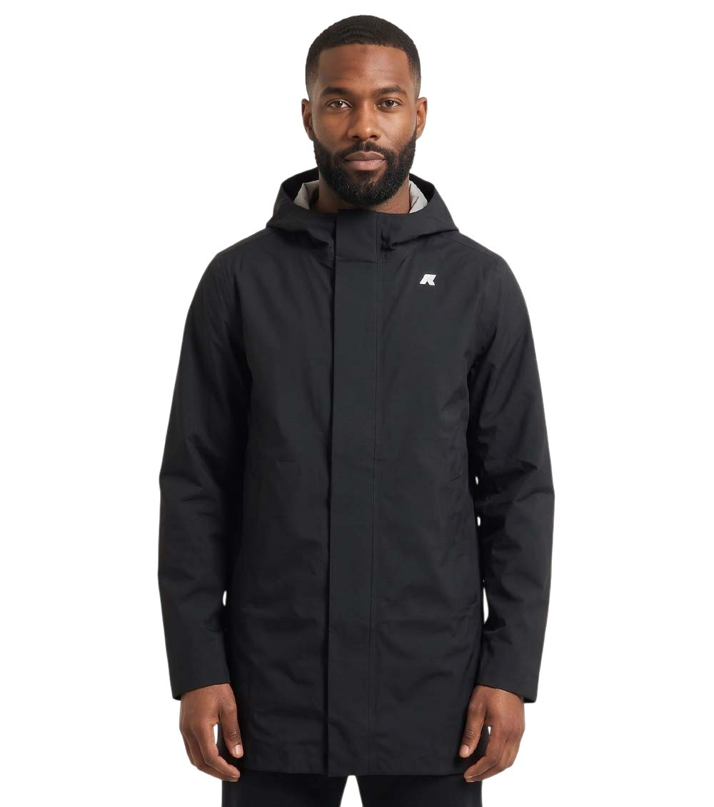 Black Hood Parka Jacket