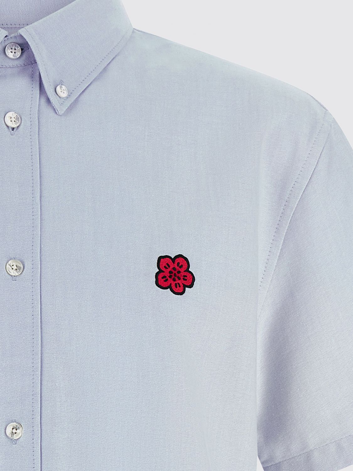 Shirt Men color Gnawed Blue