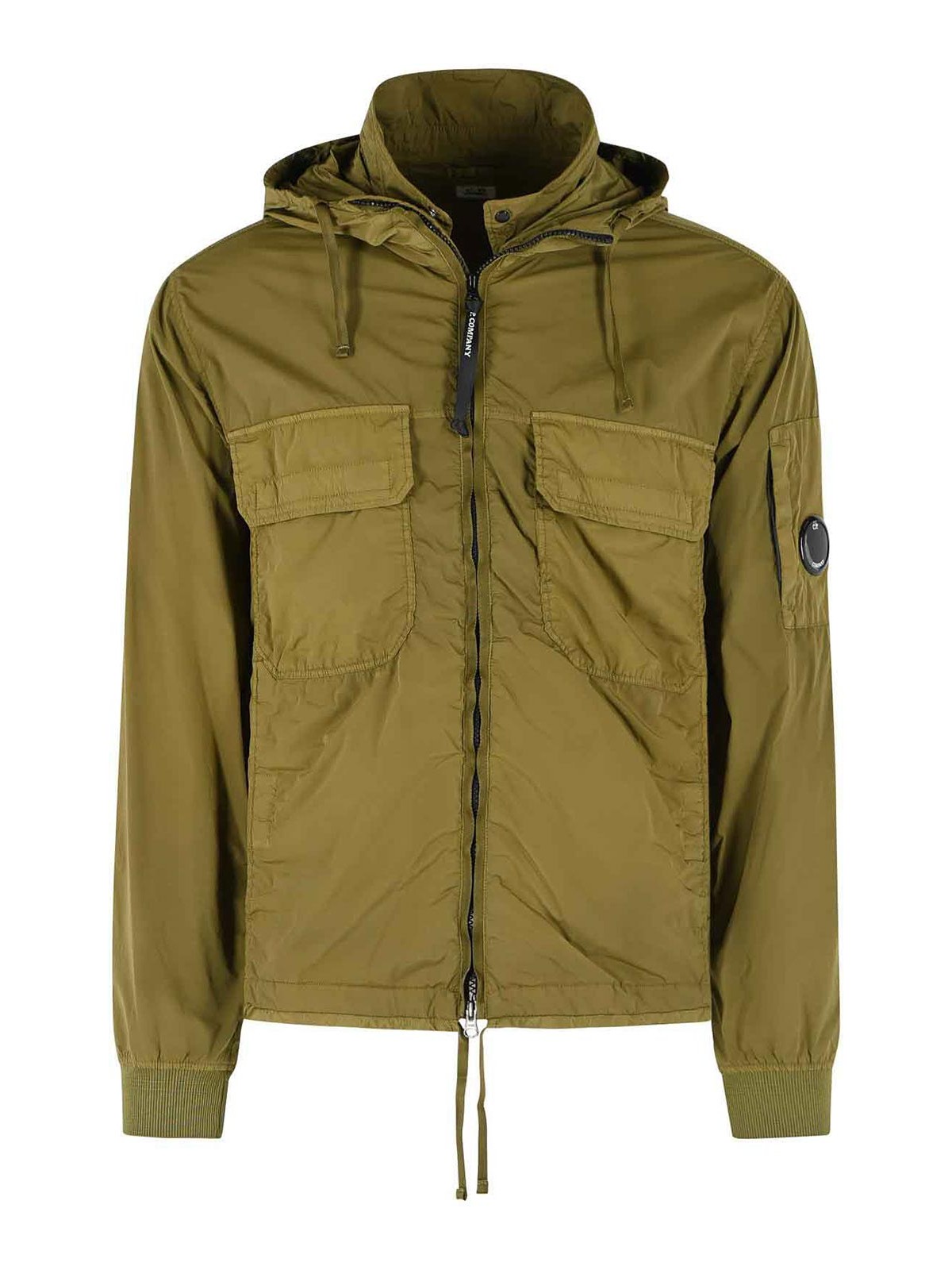 C.P. Company - polyamide blend jacket hood chest pocket