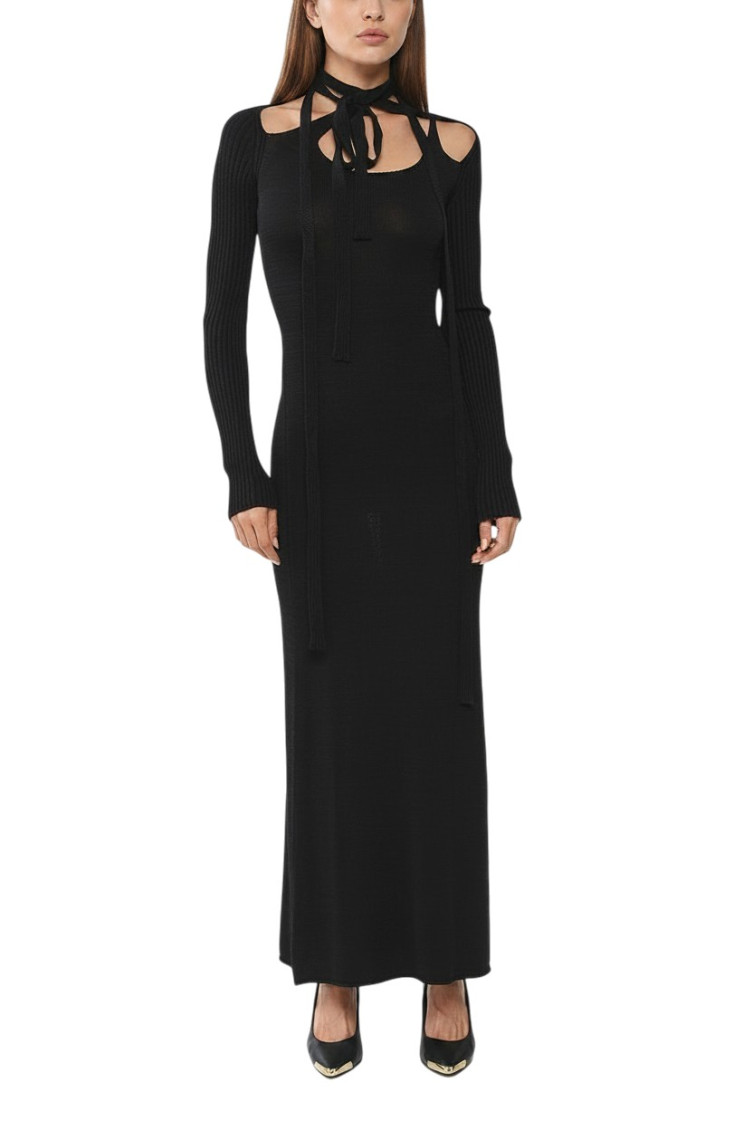 Maxi Knit Dress In Italian