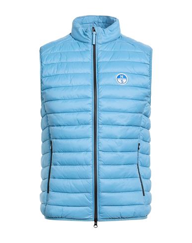Man Vest Sky blue Size XXS Polyamide