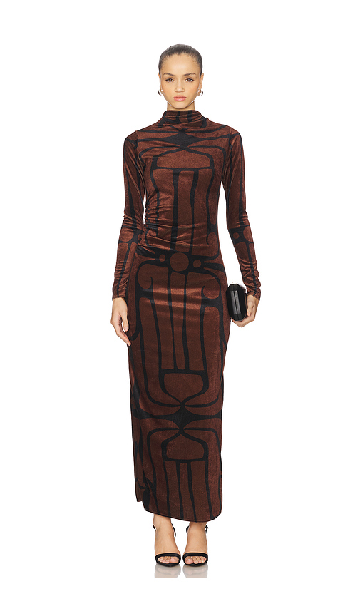 Cala de la Cruz Isidora Dress in Barrococafe. S also in