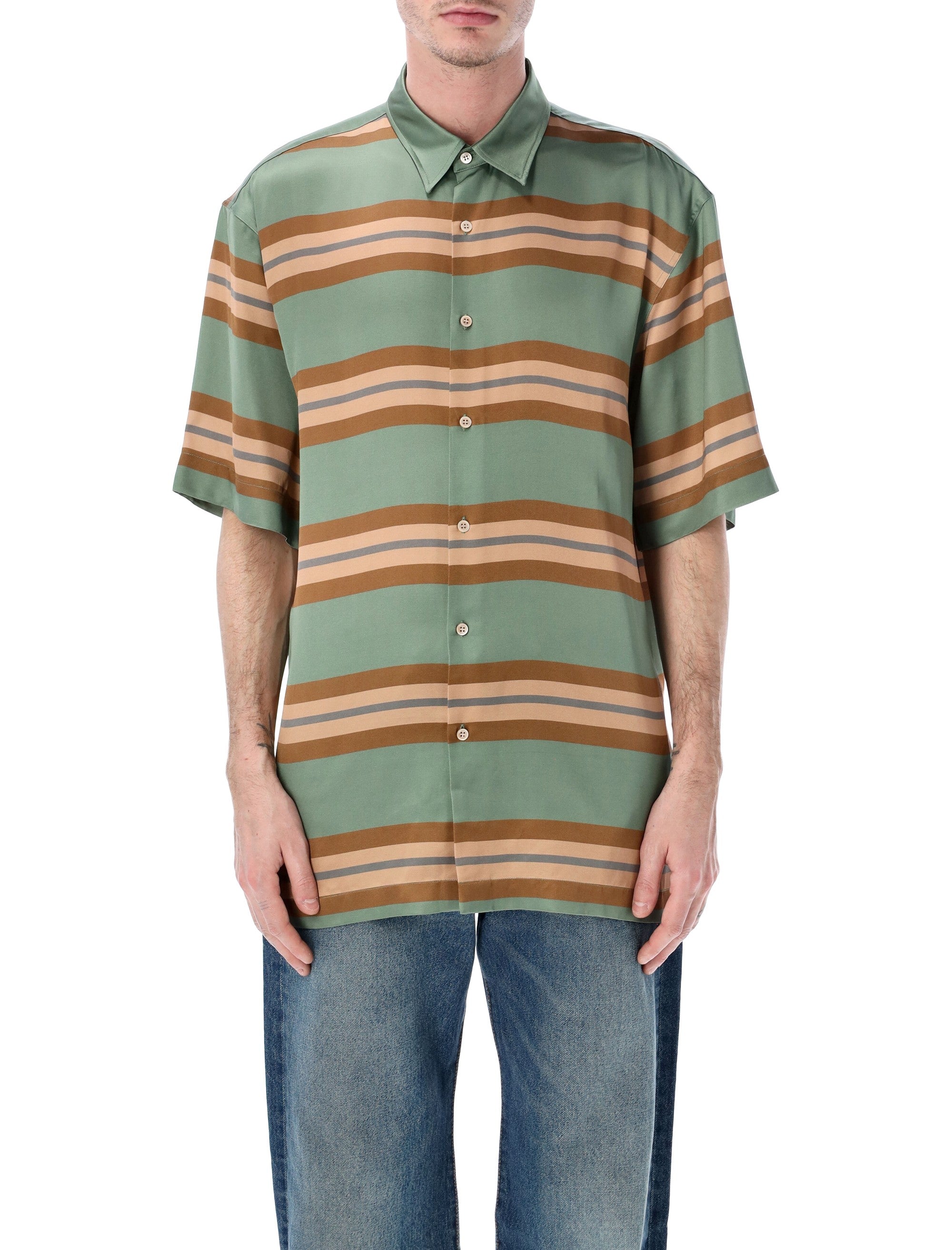 Striped Fluid Shirt