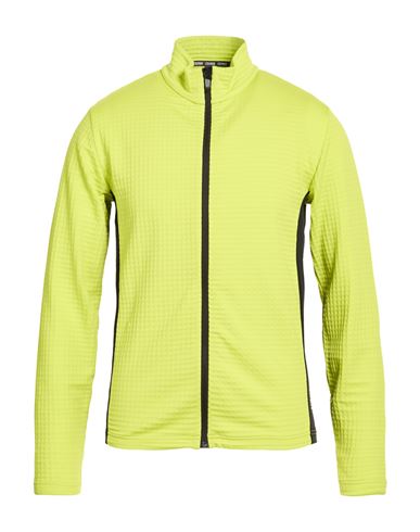 Man Sweatshirt Lime green Size XL Polyester, Elastane, Polyamide