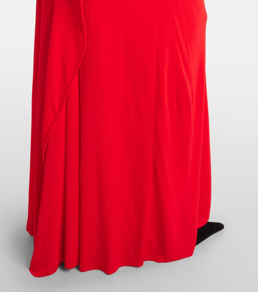Draped maxi dress