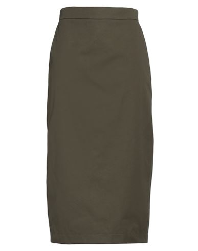 Woman Midi skirt Military green