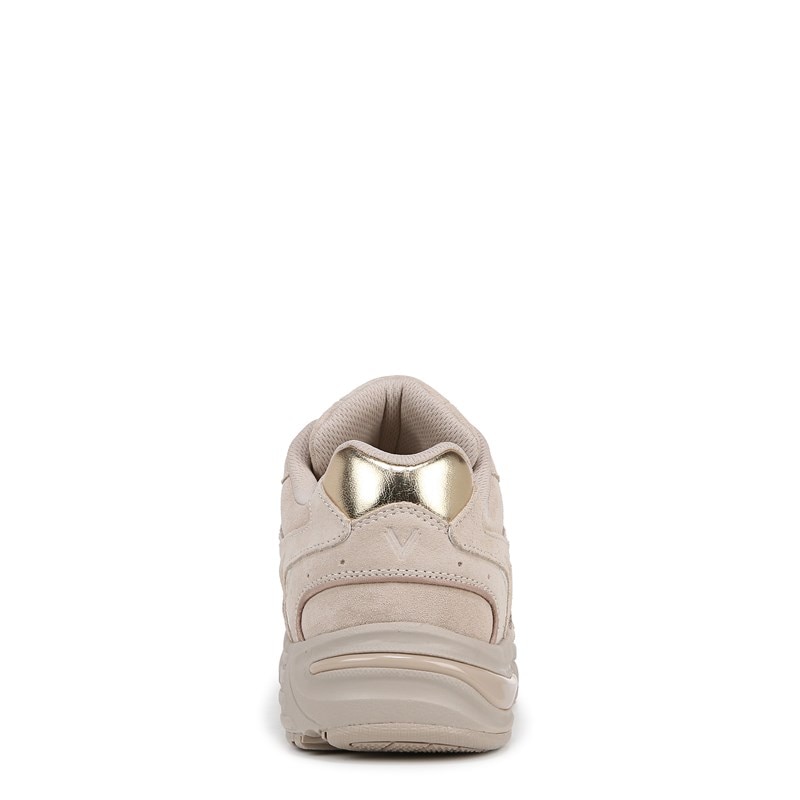 Women's 23walk 2.0 Classic Sneakers (Oatmeal Beige & Gold Leather)