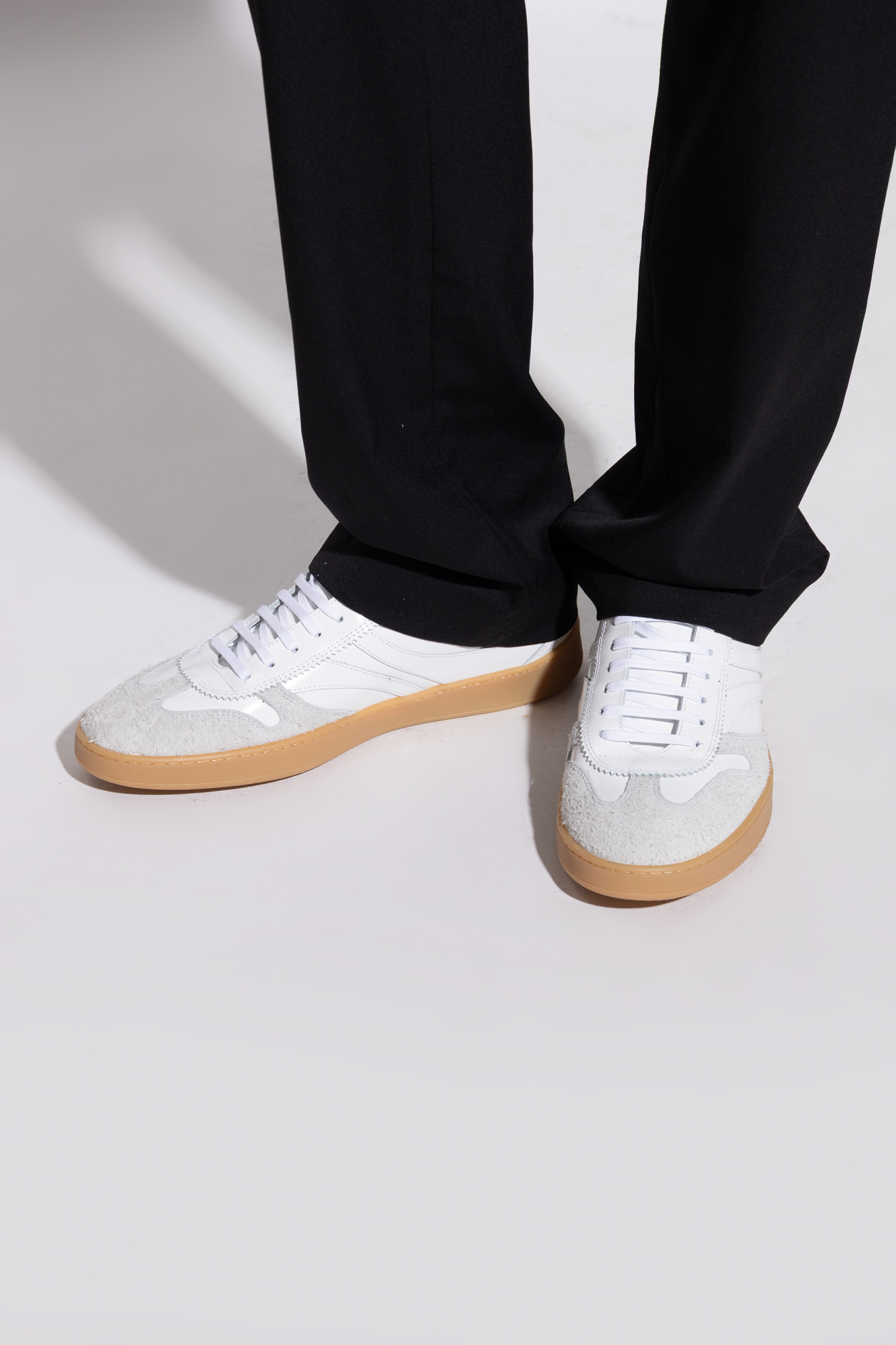 Sports Shoes With Logo, Men's, White