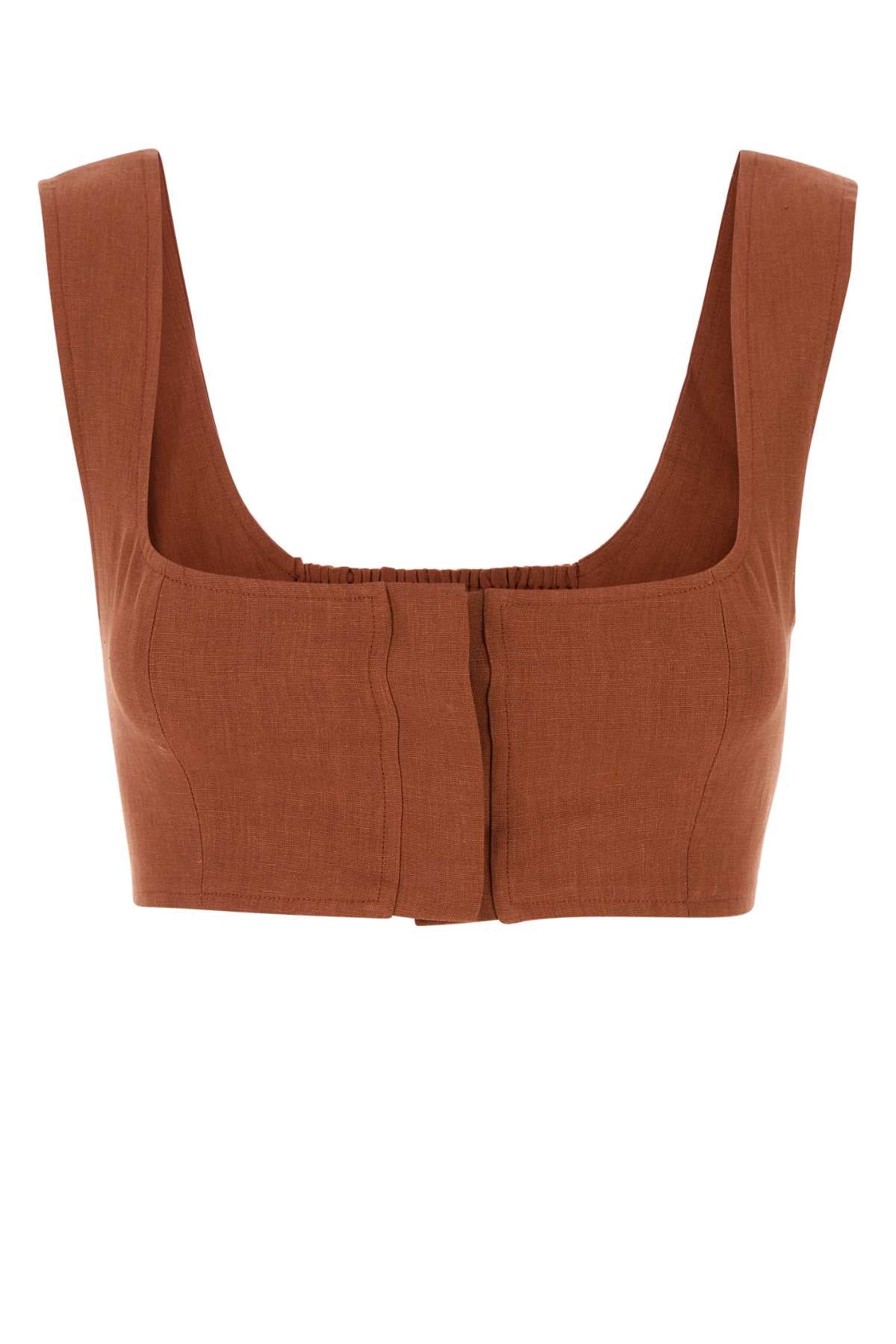 Jirja Crop Top — Orange