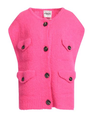 Woman Cardigan Fuchsia Size XS Mohair wool, Acrylic, Polyamide, Elastane