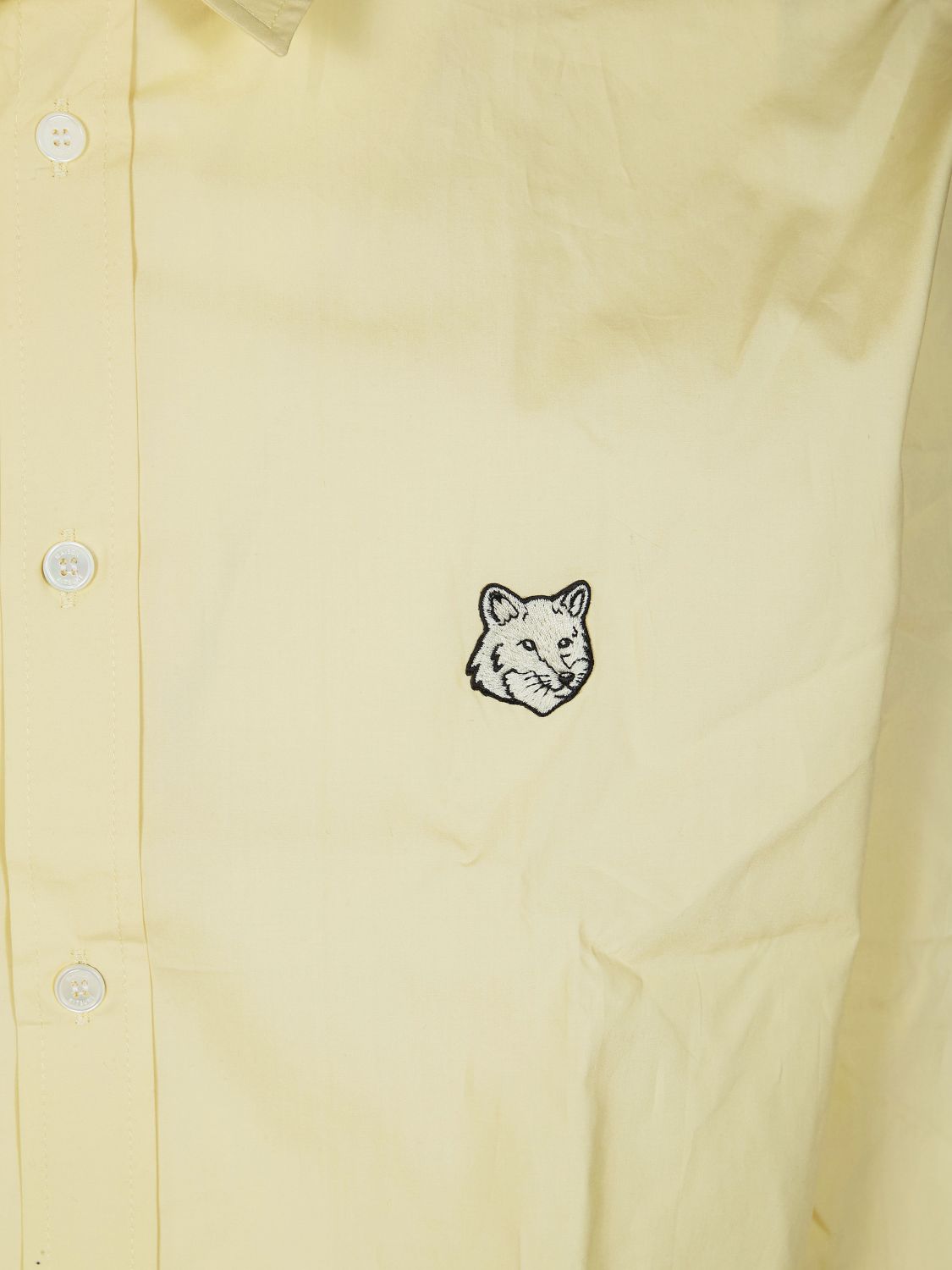 MAISON KITSUNÉ Shirt Men color Gnawed Blue