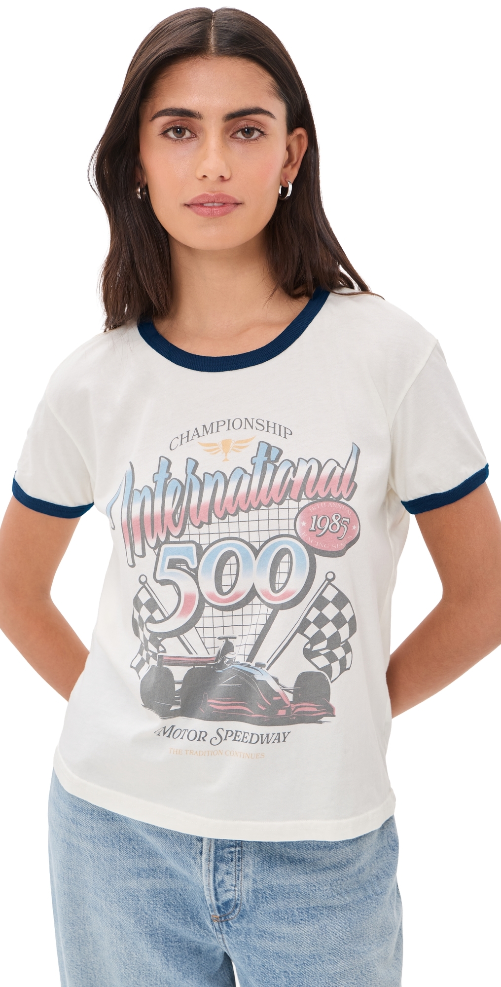 Motor Speedway Ringer Tee AWH/NAV