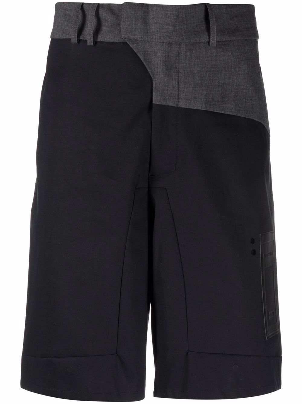 Two-tone shorts - Black