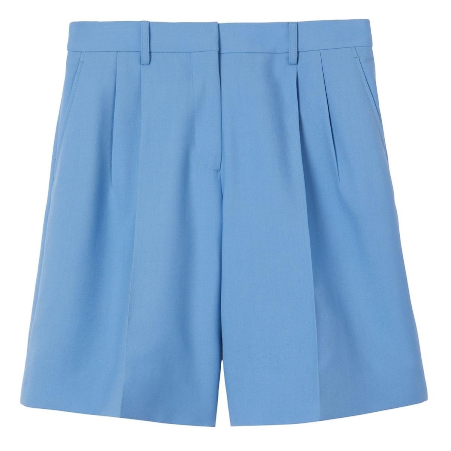 Cool Cornflower Blue Lorie Tailored Shorts