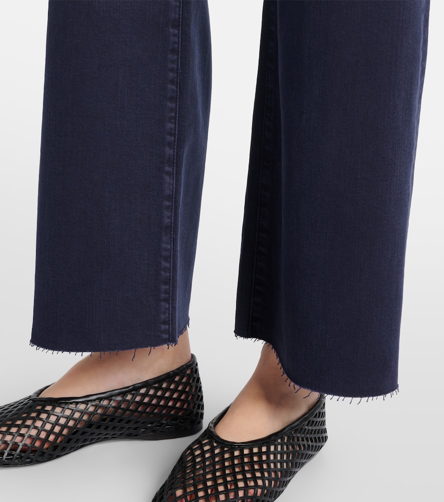 Anchor high-rise ankle wide-leg jeans