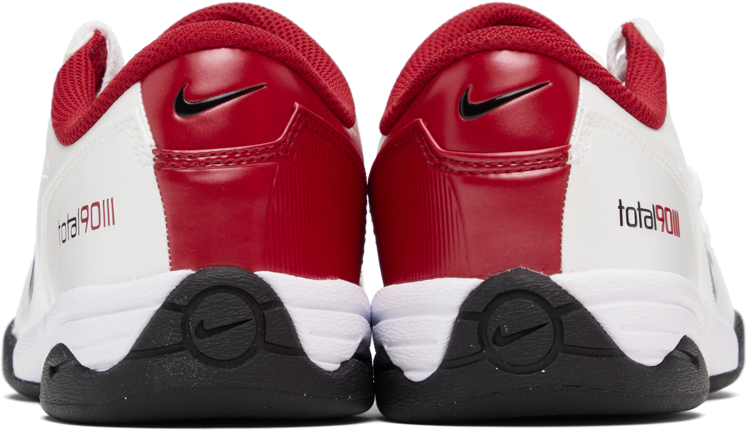 White & Red Total 90 Sneakers