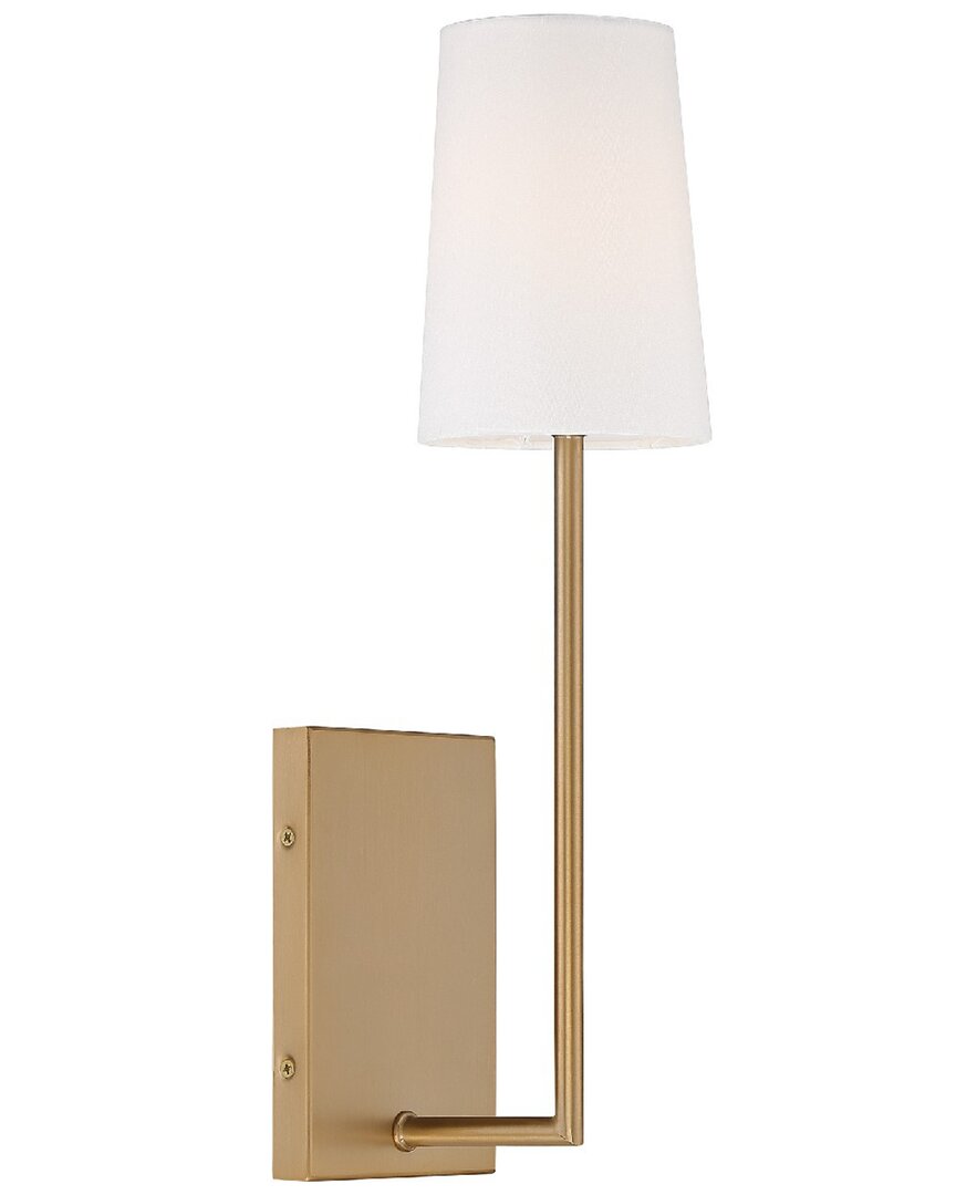 Lena 1-Light Vibrant Gold Wall Mount