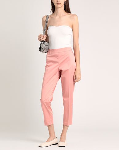 Seventy Venezia Woman Pants Antique rose Size 4 Cotton, Elastane