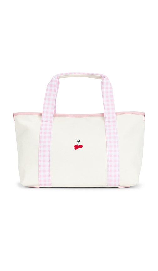 Malbon bolso tote lorna en color blanco, rosado a