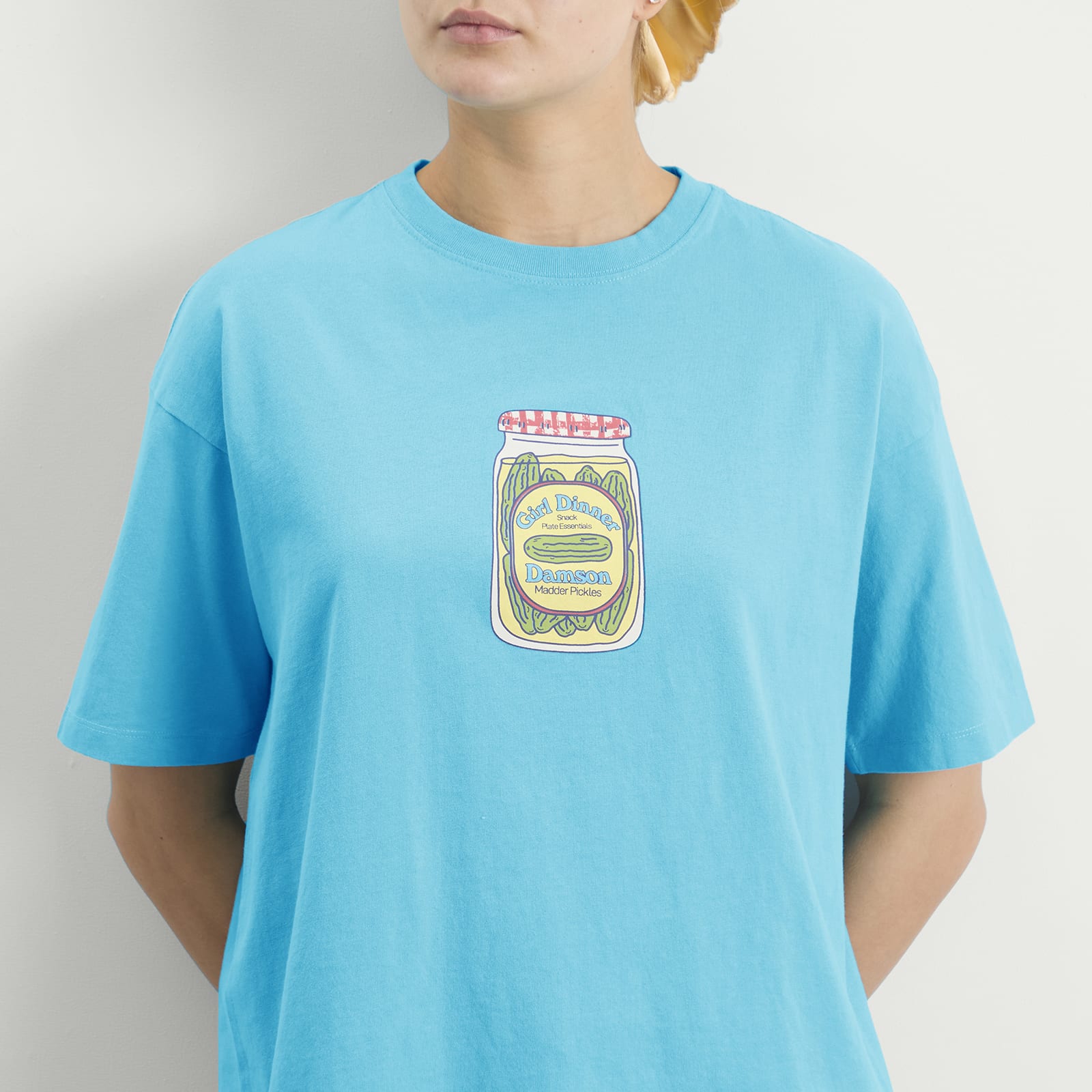 Women's Snack Plate Graphic Tee Blue