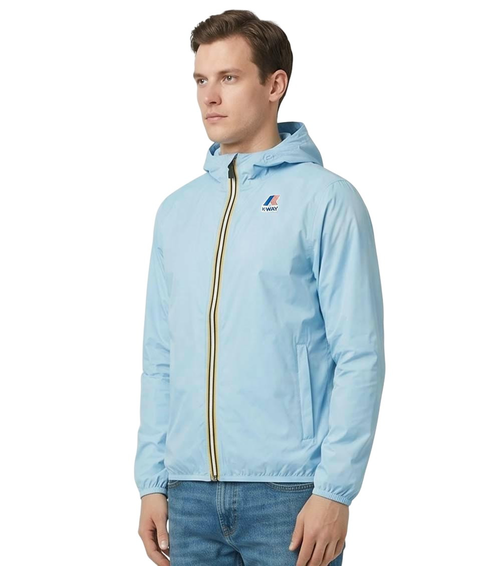 Light Blue Hood Jacket