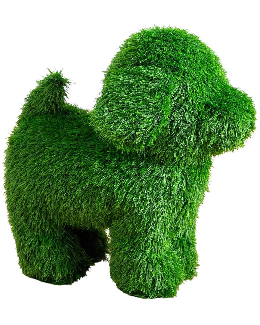 18in UV-Resistant Artificial Grass Garden Plush Topiary Puppy  Dog (Indoor/Outdoor)