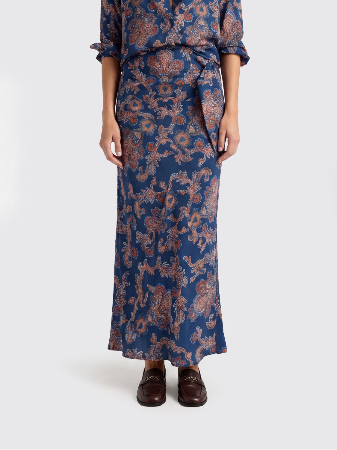 MOMONÌ Skirt Woman color Blue