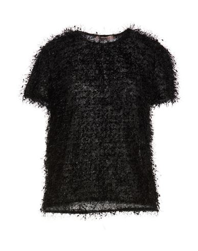 Woman Top Black Size 8 Polyester