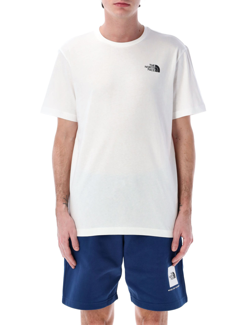 Redbox-print cotton T-shirt - White