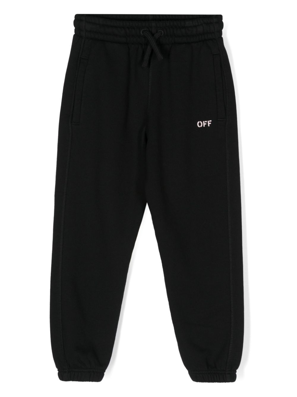 Logo-print track pants - Black