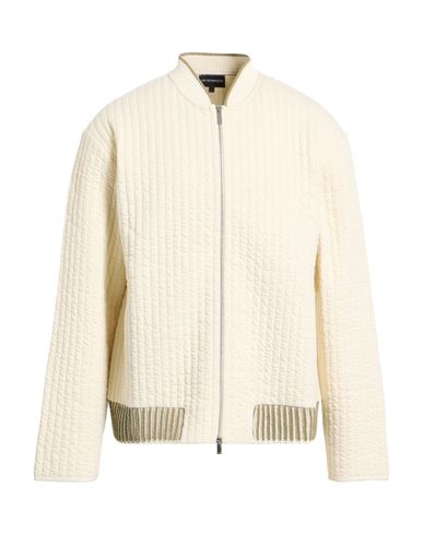 Man Jacket Cream Size XL Cotton, Polyester, Elastane