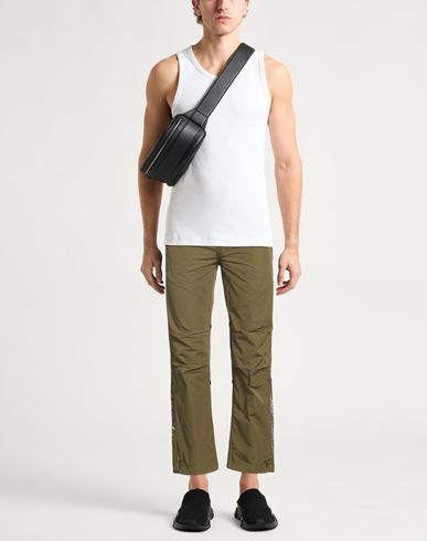 Man Pants Military green Size M Polyester, Cotton