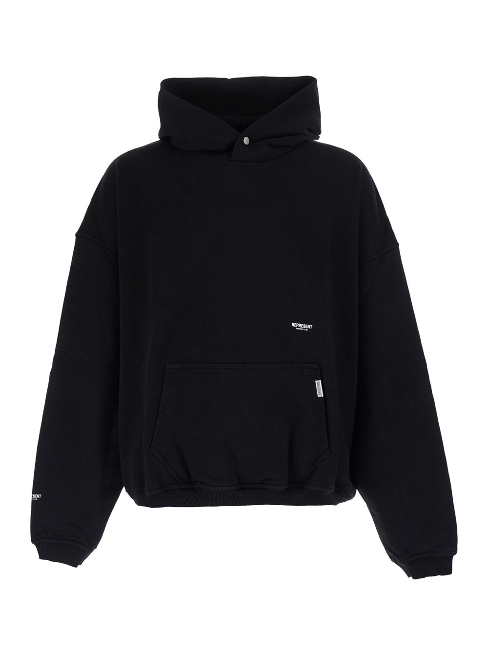 Cotton Hoodie — Black