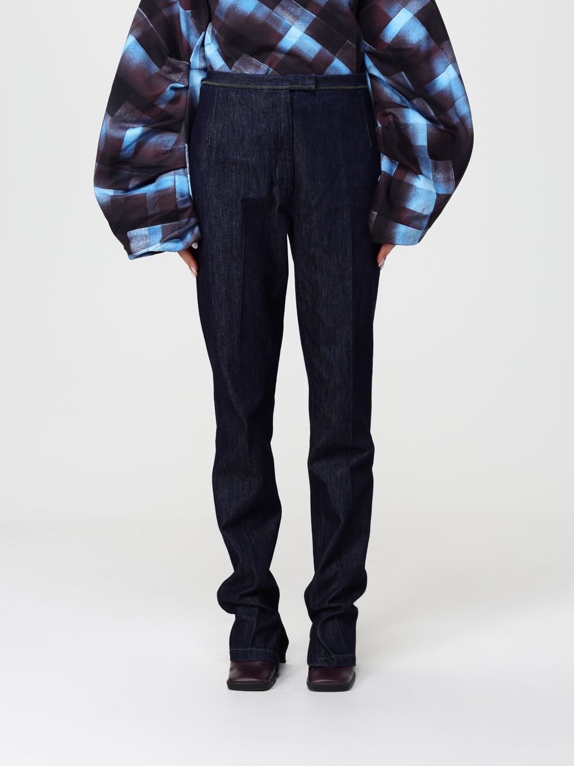Pants Woman color Indigo