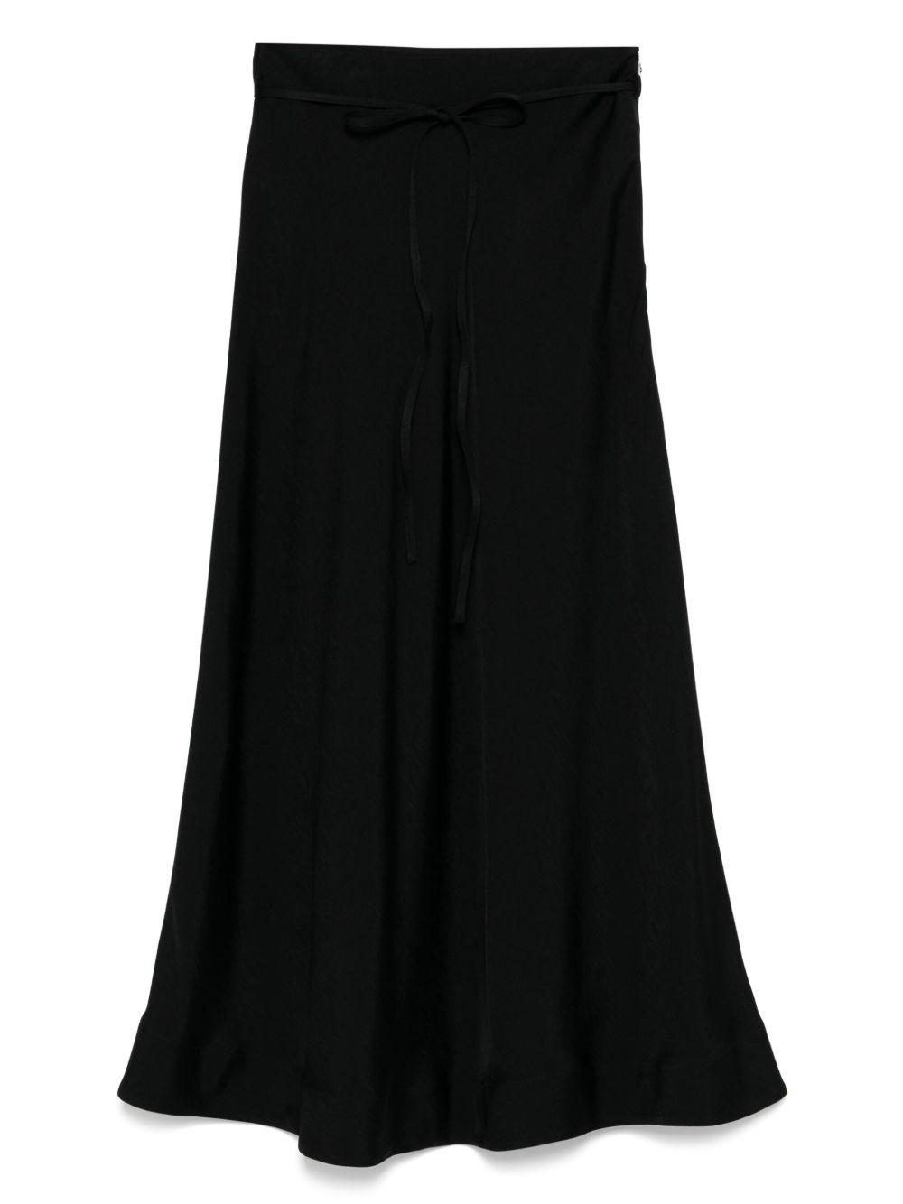Tied-waist skirt - Black