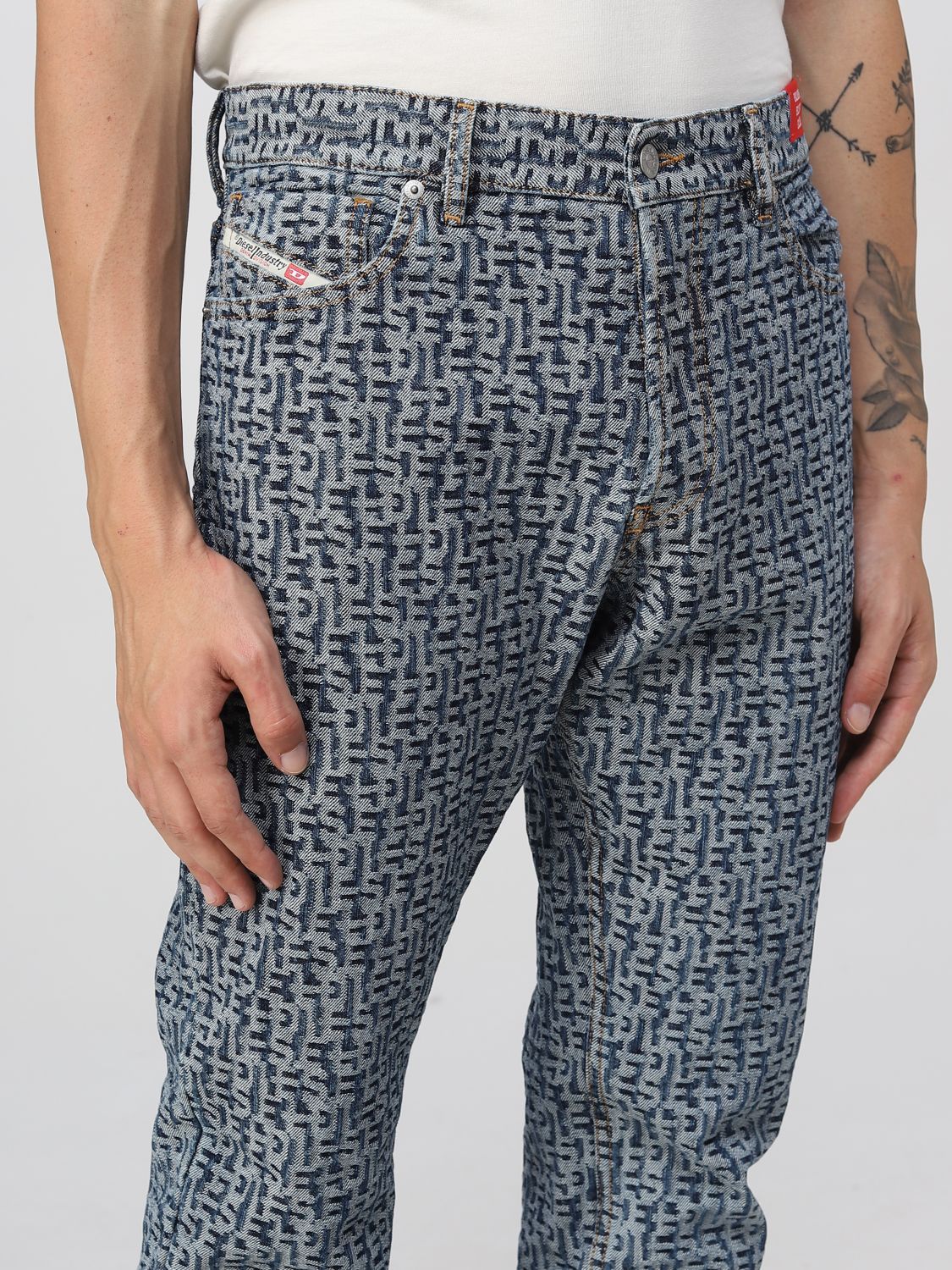 Jeans Men color Denim