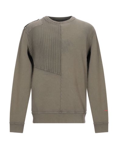 Man Sweatshirt Military green Size M Cotton