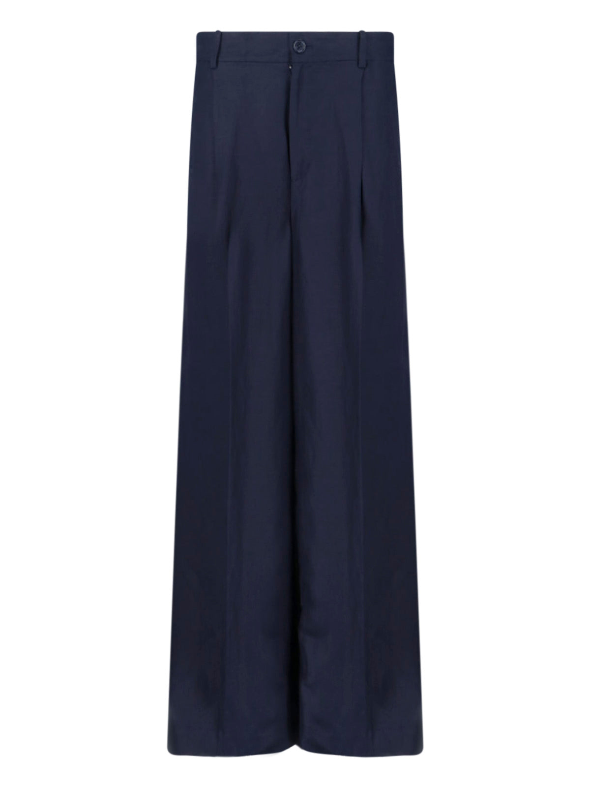 Linen-Viscose Blend Trousers