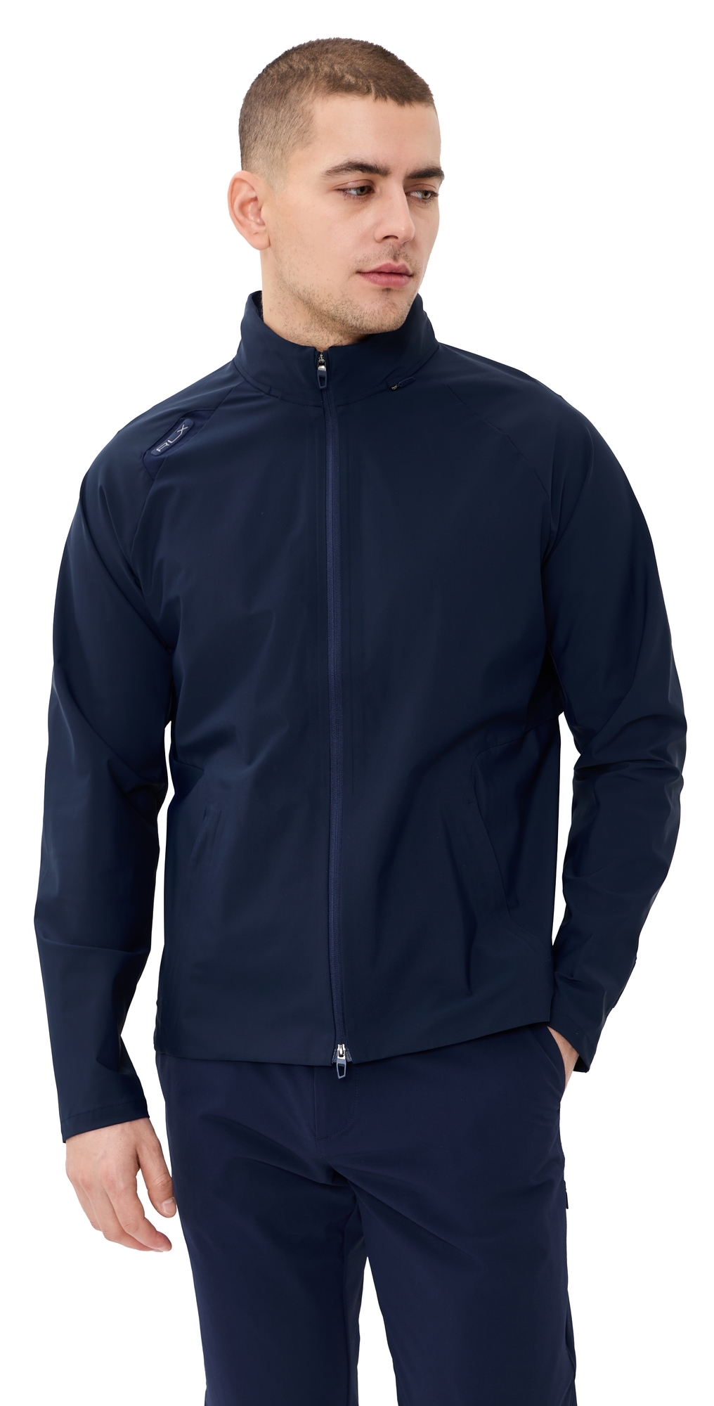 Lightweight Tech Zip Jacket Refined Navy