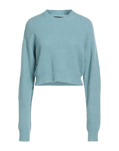 Woman Sweater Turquoise Size L Cashmere, Silk
